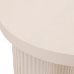 Paris Prix Table D'Appoint Design "Tella" 45cm Crème