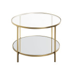 Paris Prix Table D'Appoint Design "Timana" 60cm Or