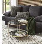 Paris Prix Table D'Appoint Design "Timana" 60cm Or