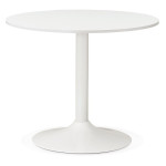 paris prix Table d'Appoint Design "Vanta" 90cm Blanc