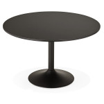 Paris Prix Table D'Appoint Design "Vanta" 90cm Noir