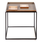 paris prix Table d'Appoint "Famosa" 40cm Café & Crème