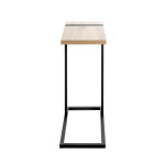 Paris Prix Table D'Appoint "Miranda" 64cm Chêne & Noir