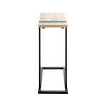 Paris Prix Table D'Appoint "Miranda" 64cm Chêne & Noir