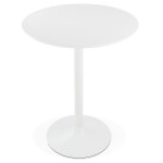 Paris Prix Table De Bar "Alysson" 90cm Blanc