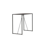 Paris Prix Table De Bar "Brea" 120cm Noir
