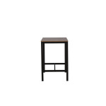 Paris Prix Table De Bar "Camden" 120cm Noyer