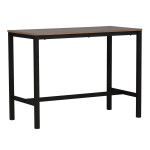 paris prix Table de Bar "Camden" 120cm Noyer