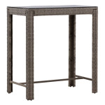 paris prix Table de Bar de Jardin "Alo" 110cm Gris