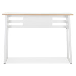 Paris Prix Table De Bar Design "Javier" 150cm Blanc