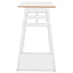 Paris Prix Table De Bar Design "Javier" 150cm Blanc