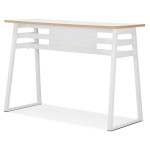 Paris Prix Table De Bar Design "Javier" 150cm Blanc