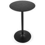 Paris Prix Table De Bar Design "Silvinho" 103cm Noir