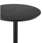 Paris Prix Table De Bar Design "Silvinho" 103cm Noir