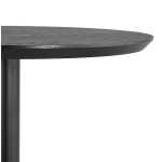 Paris Prix Table De Bar Design "Silvinho" 103cm Noir