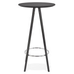 Paris Prix Table De Bar En Bois "Lizon" 110cm Noir