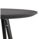 Paris Prix Table De Bar En Bois "Lizon" 110cm Noir