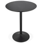 paris prix Table de Bar "Matera" 90cm Noir