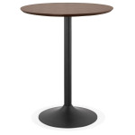 Paris Prix Table De Bar "Matera" 90cm Noyer