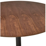 Paris Prix Table De Bar "Matera" 90cm Noyer