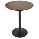 paris prix Table de Bar "Matera" 90cm Noyer