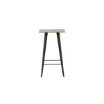 Paris Prix Table De Bar "Tempe" 105cm Noyer