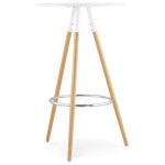 Paris Prix Table De Bar "Uzak" 101cm Blanc
