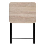 Paris Prix Table De Camping Pliante "Wood" 66cm Gris