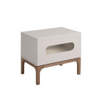 Paris Prix Table De Chevet Design "Barney" 60cm Gris