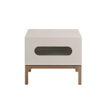 Paris Prix Table De Chevet Design "Barney" 60cm Gris