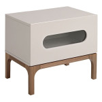 paris prix Table de Chevet Design "Barney" 60cm Gris