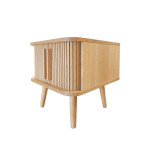 Paris Prix Table De Chevet Design "Rove" 50cm Chêne