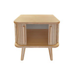 Paris Prix Table De Chevet Design "Rove" 50cm Chêne