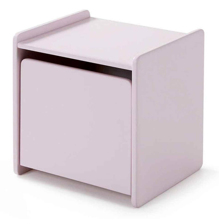 Paris Prix Table De Chevet Enfant "Kiddy" 40cm Rose