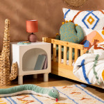 Paris Prix Table De Chevet Enfant "Tara" 42cm Blanc