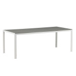 paris prix Table de Jardin "Break" 205cm Gris