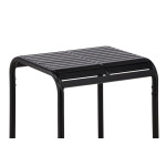 Paris Prix Table De Jardin Design "Borneo" 75cm Noir