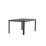 Paris Prix Table De Jardin En Teck "Togo" 150cm Noir