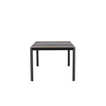Paris Prix Table De Jardin En Teck "Togo" 200cm Noir