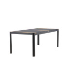 Paris Prix Table De Jardin En Teck "Togo" 200cm Noir