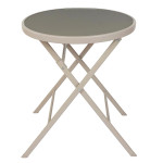 paris prix Table de Jardin Pliable "Elba" 71cm Beige