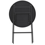 Paris Prix Table De Jardin Pliable "Elba" 71cm Gris