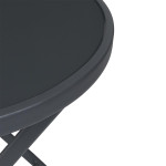 Paris Prix Table De Jardin Pliable "Elba" 71cm Gris