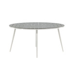 Paris Prix Table De Jardin Ronde "Break" 150cm Gris
