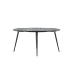 Paris Prix Table De Jardin Ronde "Break" 150cm Noir