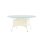 Paris Prix Table De Jardin Ronde "Volta" 150cm Blanc