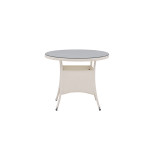 Paris Prix Table De Jardin Ronde "Volta" 90cm Blanc