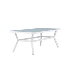 Paris Prix Table De Jardin "Virya" 200cm Blanc & Gris
