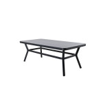 Paris Prix Table De Jardin "Virya" 200cm Noir & Gris