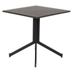 paris prix Table de Jardin "Way" 72cm Noir